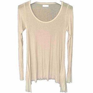 Lauren Moshi NWOT Flarred Bottom Long Sleeve